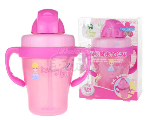 迪士尼宝宝双层魔术学饮水杯