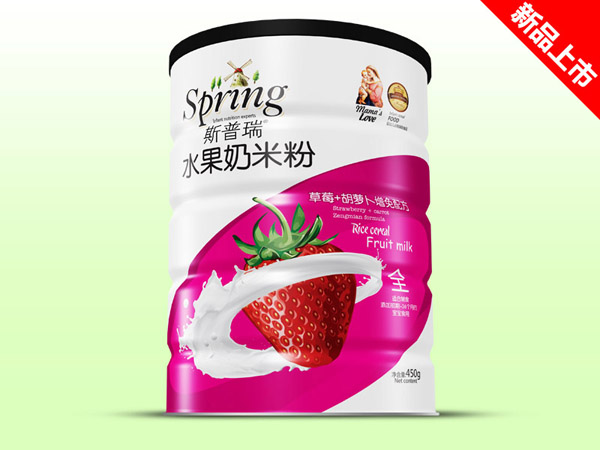 斯普瑞草莓胡萝卜水果奶米粉铁听-火爆孕婴童