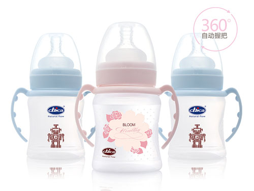 积高宽口径真乳实感PP奶瓶180ml