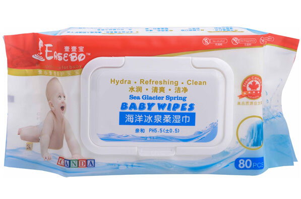 壹壹宝海洋冰泉柔湿巾80片装
