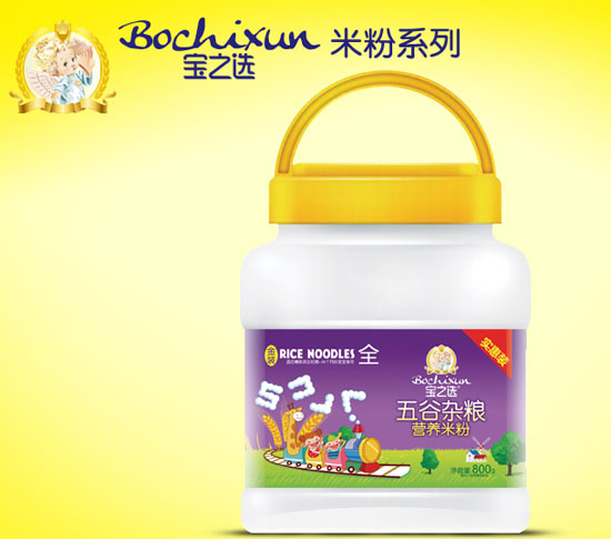 寶之選五谷雜糧營(yíng)養米粉800g桶裝