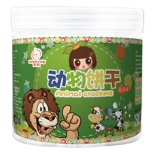 麦聪动物饼干蔬菜味