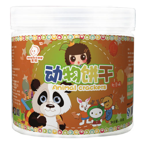 麦聪动物饼干红豆味