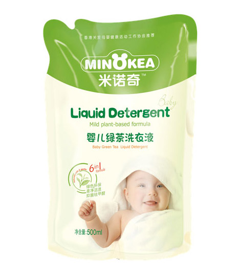 米诺奇婴儿绿茶洗衣液（袋装）500ml