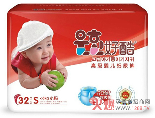 好酷高级婴儿纸尿裤 与韩国合作研发-产品资讯