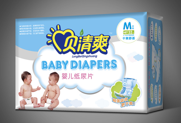 貝清爽紙尿片M