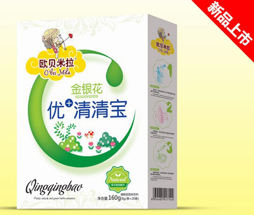 欧贝米拉金银花清清宝盒装