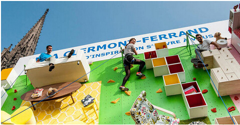 宜家在法国推出家具攀岩墙 值得婴童行业学习