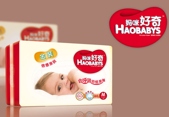 媽咪好奇金裝嬰兒紙尿褲M(mǎn)碼60片