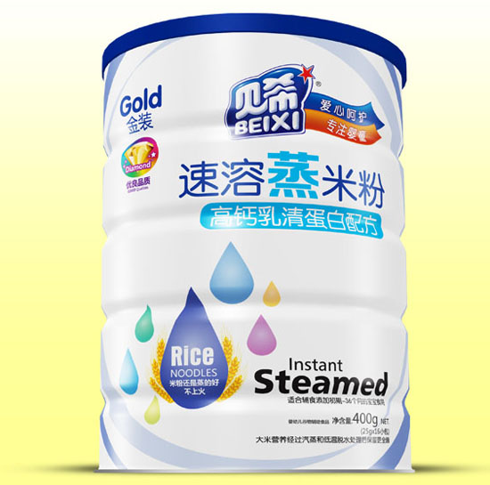 贝希高钙乳清蛋白速溶蒸米粉铁听