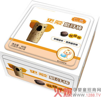 一颖婴幼儿磨牙棒核桃味 宝宝营养点心-产品资