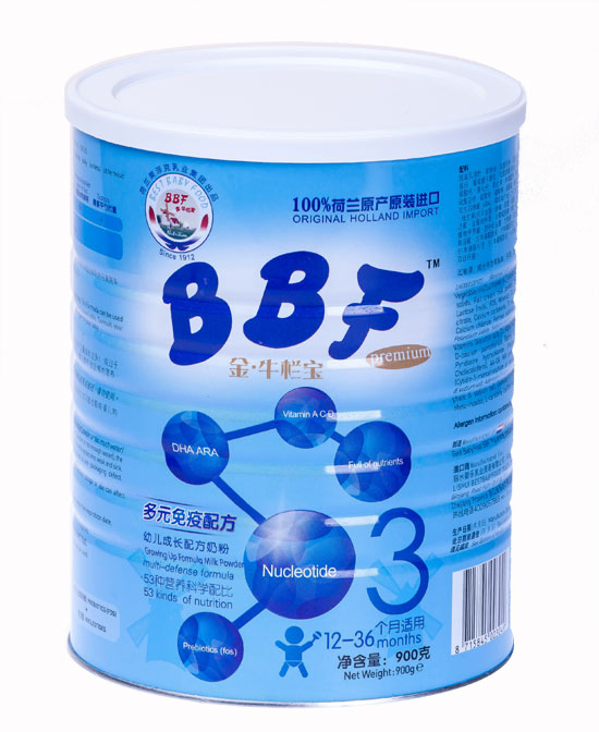 金.牛栏宝youe成长配方奶粉3段