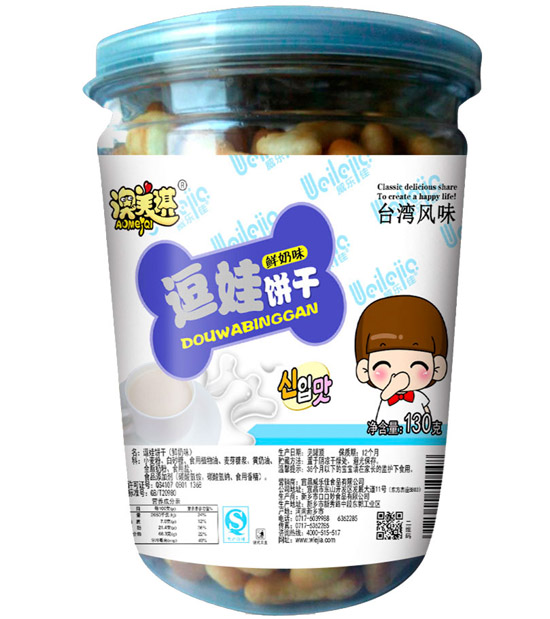 澳美琪逗娃饼干鲜奶味