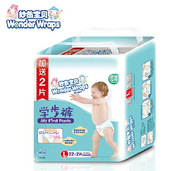 妙然宝贝学步裤L码