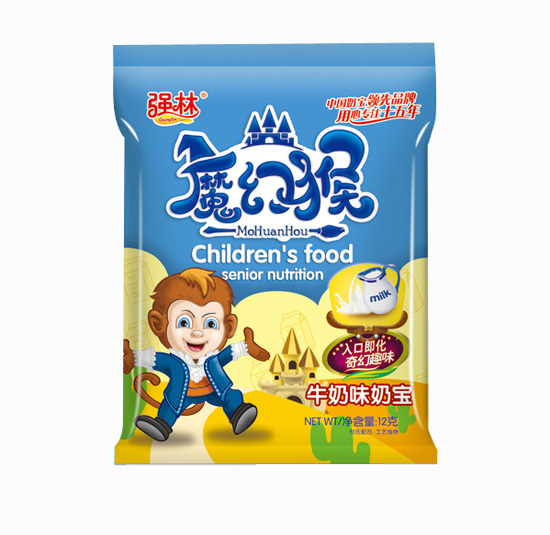 强林魔幻猴牛奶味