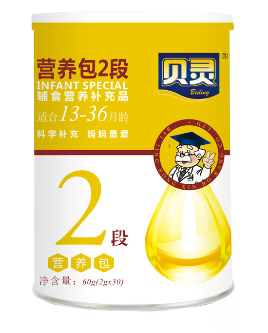 貝靈嬰幼兒營(yíng)養包2段