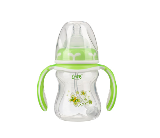贝婴奇180ml宽口莲花底pp奶瓶