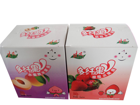 井风16克盒装水果条草莓水蜜桃