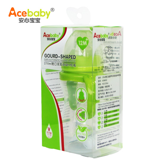 ���ı���270ml����˫���Զ�PP��ƿ��ɫ��װ