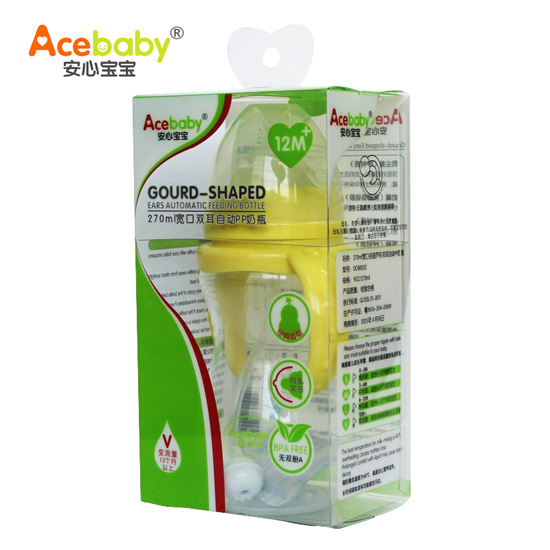 ���ı���270ml����˫���Զ�PP��ƿ��ɫ��װ