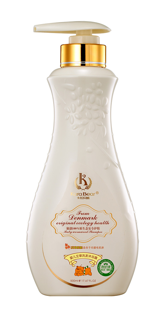 卡拉贝熊500ml婴儿艾草洗发沐浴露