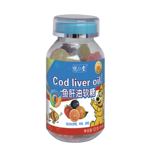120克悦仁堂鱼肝油果蔬软糖