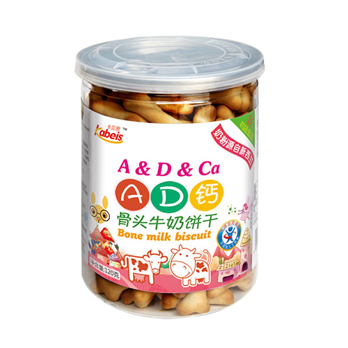 120克卡贝思AD钙骨头牛奶饼干