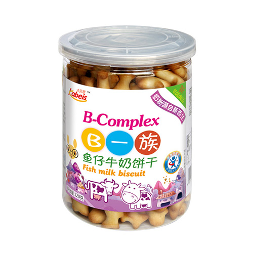 120克卡贝思B一族鱼仔牛奶饼干