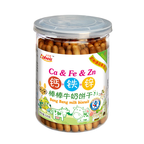 200克卡贝思钙+铁+锌棒棒牛奶饼干