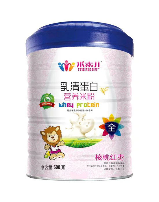 米素兒核桃紅棗乳清蛋白營(yíng)養米粉