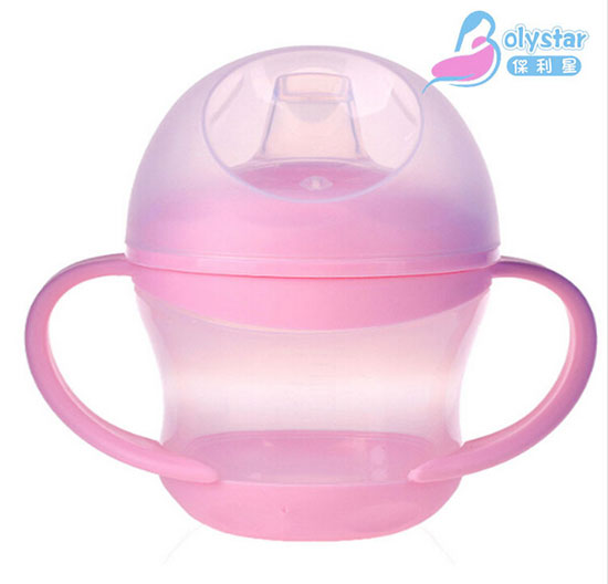 保利星双手柄水壶粉色