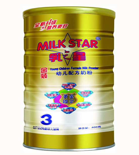 乳之星金装婴幼儿奶粉3段（听装）