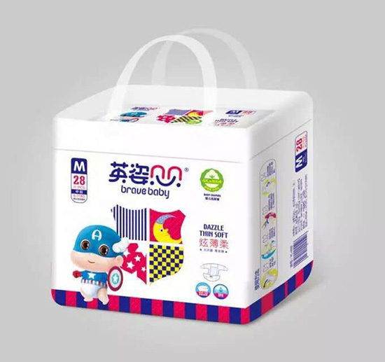 英姿貝貝炫薄柔嬰兒紙尿褲M(mǎn)28片