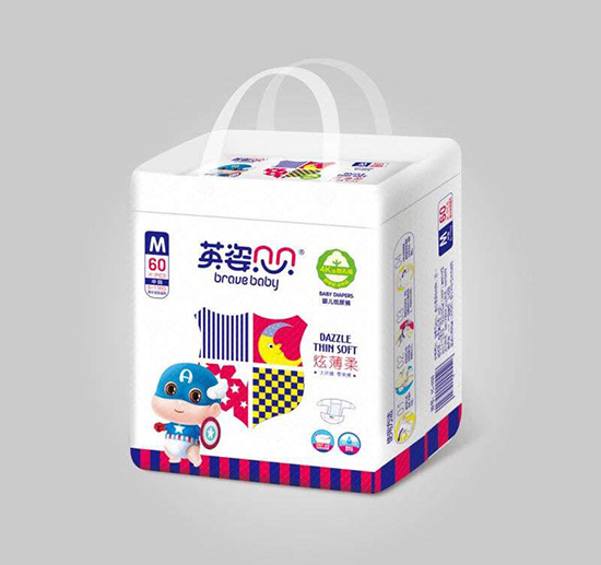 英姿貝貝炫薄柔嬰兒紙尿褲M(mǎn)60片