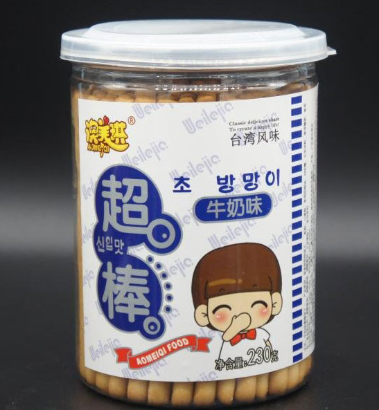 澳美琪超棒棒棒餅（牛奶味）