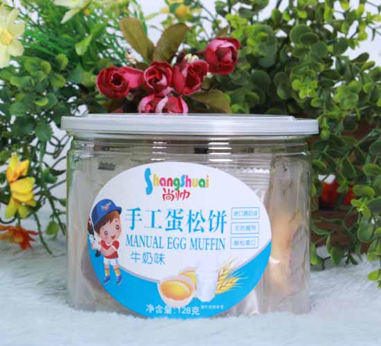 尚帅牛奶味手工蛋松饼