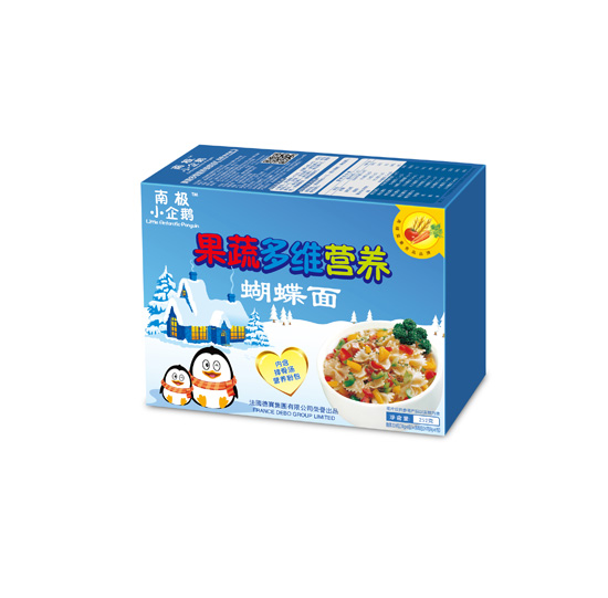 南极小企鹅果蔬多维营养蝴蝶面252克