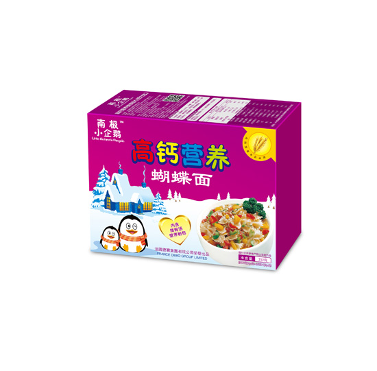 南极小企鹅高钙营养蝴蝶面252克