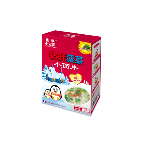 南极小企鹅猪肝菠菜小面片