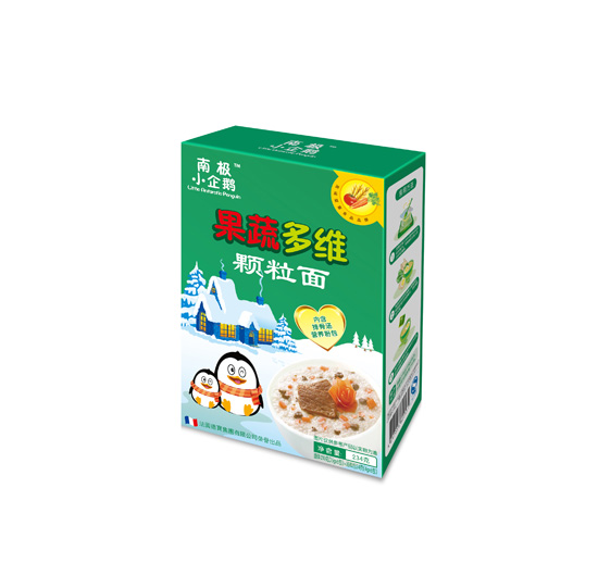 南极小企鹅果蔬多维颗粒面