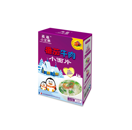 南极小企鹅番茄牛肉小面片
