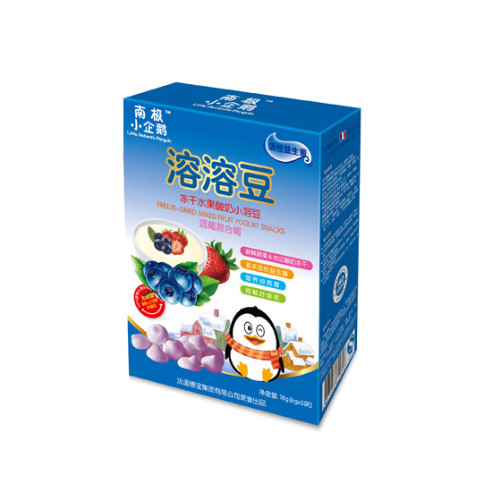 南极小企鹅蓝莓混合莓溶溶豆