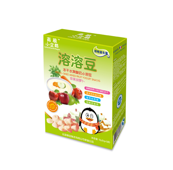 南极小企鹅苹果胡萝卜溶溶豆