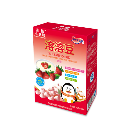 南极小企鹅草莓溶溶豆