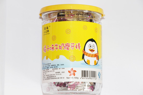 南极小企鹅橘子味磨牙棒