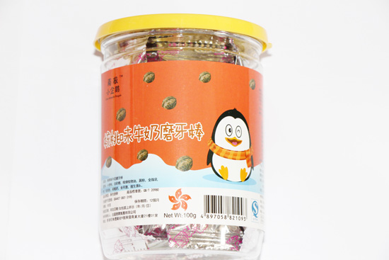 南极小企鹅核桃味牛奶磨牙棒