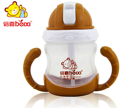 倍喜训练吸管杯(咖啡色)