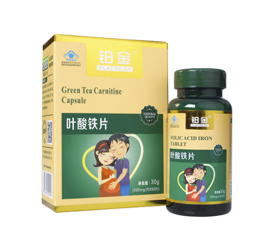 鉑金葉酸鐵片 