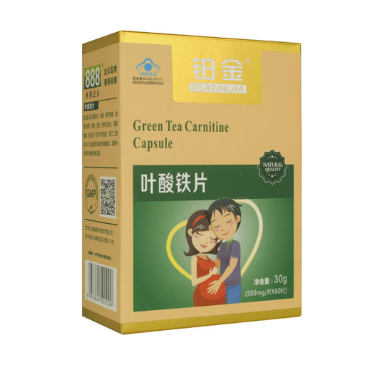 鉑金葉酸鐵片