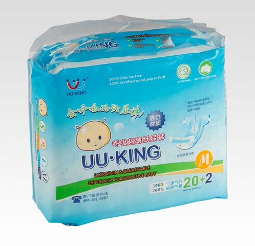 UU·KING呼吸超薄纸尿裤M码小包装